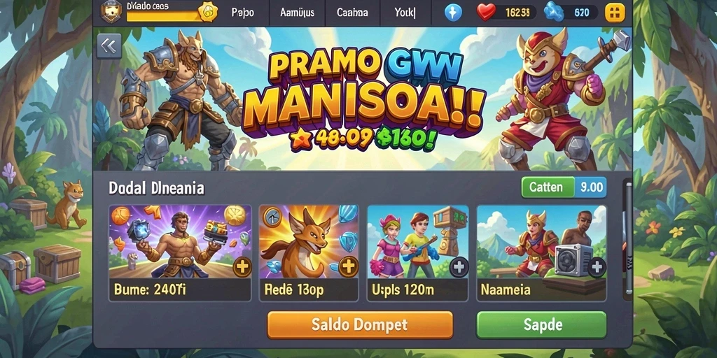 agam66 - Screenshot menunjukkan fitur kustomisasi karakter.
